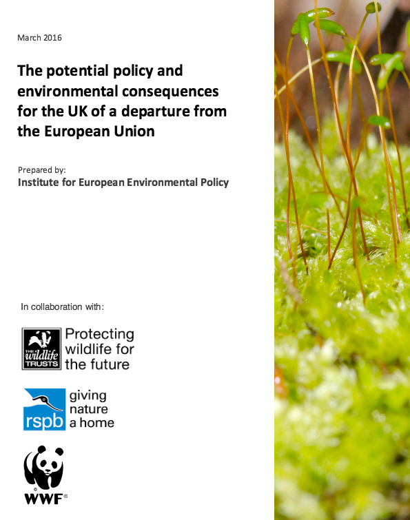 New Report Investigates Impact Of Brexit On The Uk Environment People